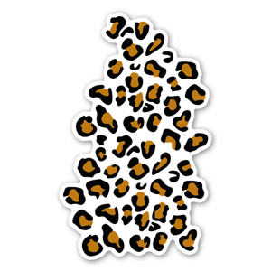 Cheetah Print Stickers