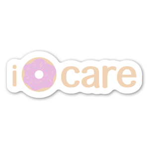 I donut care Klistremerker