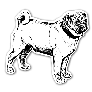 Mastiff Klistremerker