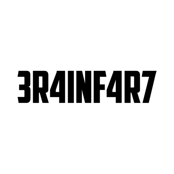 Brainfarts logo skrevet som 3R4INF4R7