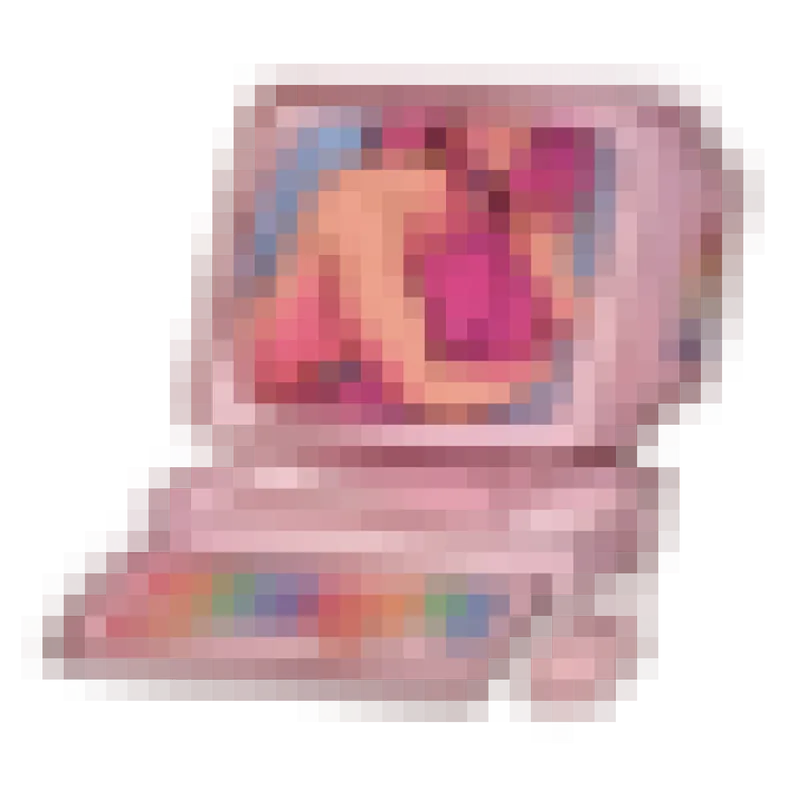 Uskarp forhåndsvisning av et NSFW-klistremerke med en retrodatamaskin av @instagooey til The Dirty Drop